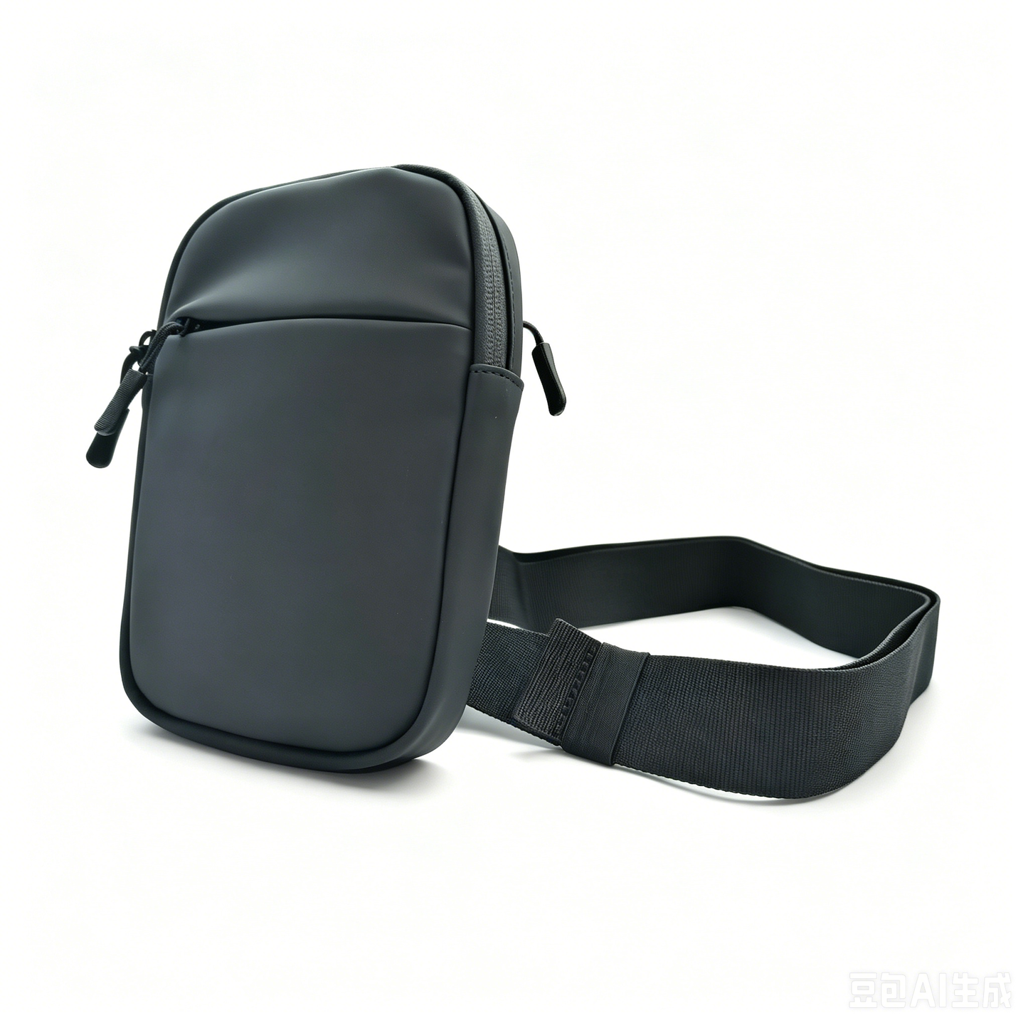 Waterproof Mini Crossbody Phone Bag, Simple Solid Color Waist Pouch - FANSONG