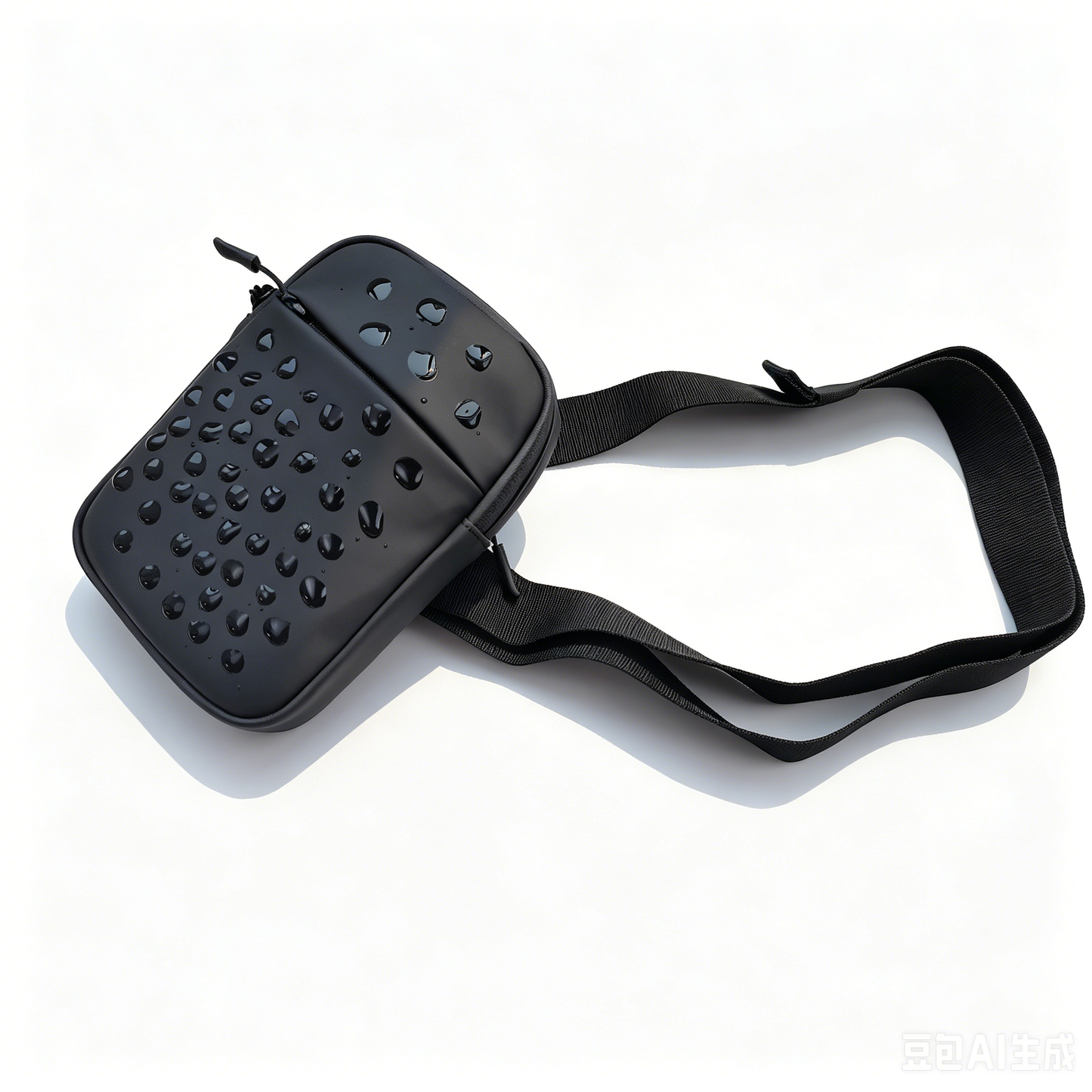 Waterproof Mini Crossbody Phone Bag, Simple Solid Color Waist Pouch - FANSONG