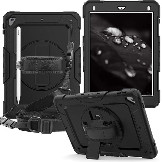 Case For iPad 9.7 inch Shockproof Duty Protective Rugged Case with Strap