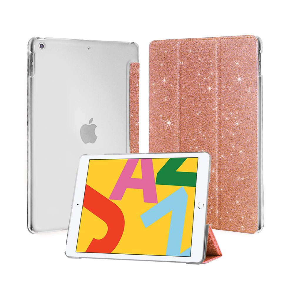iPad Case 10.2 inch, Cover for iPad 7th Glitter PU Leather Cover