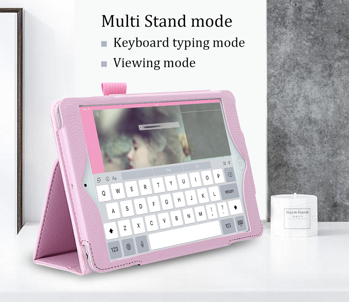 iPad Case Mini 1/2/3, Cover for iPad 7.9 inch PU Leather Smart Cover