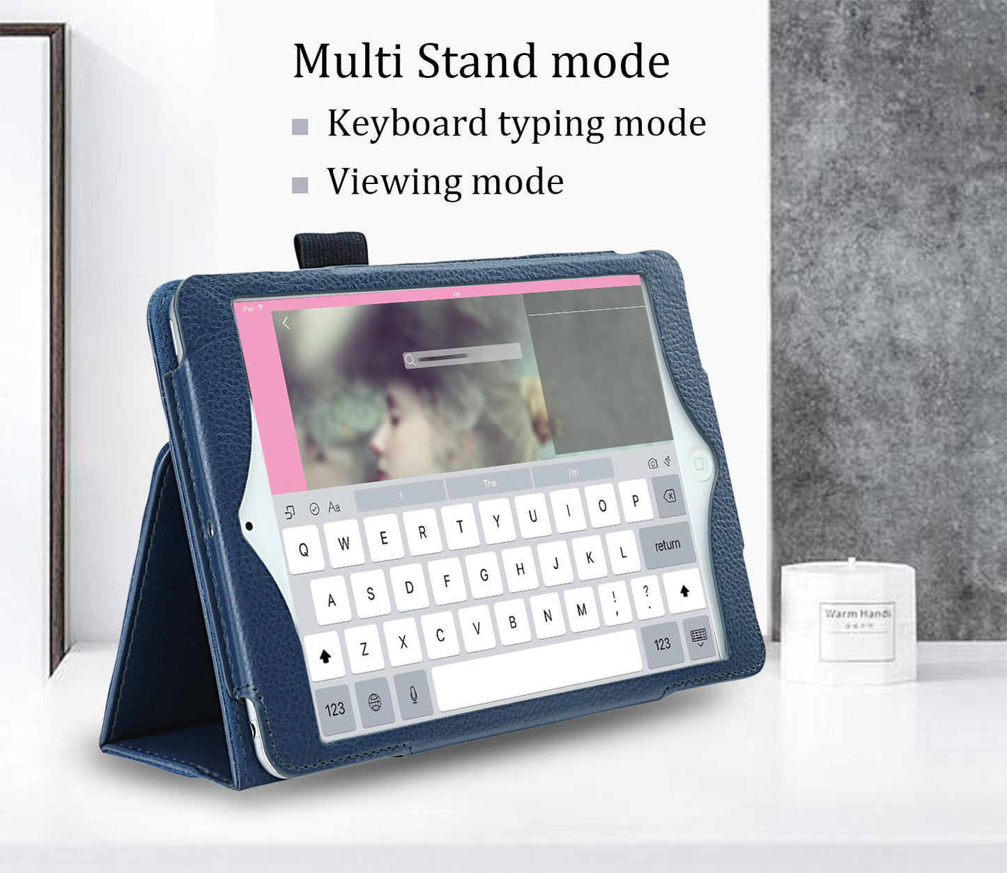 iPad Case Mini 1/2/3, Cover for iPad 7.9 inch PU Leather Smart Cover