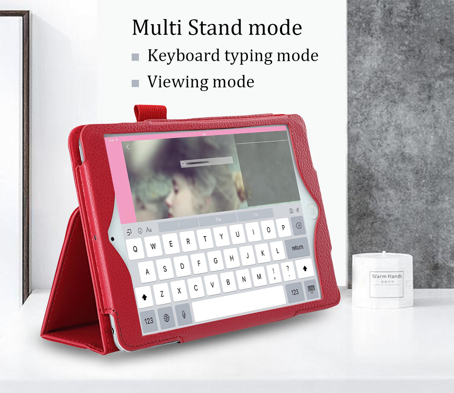 iPad 9.7 inch Slim Bifold Stand Smart Cover for iPad 2/3/4