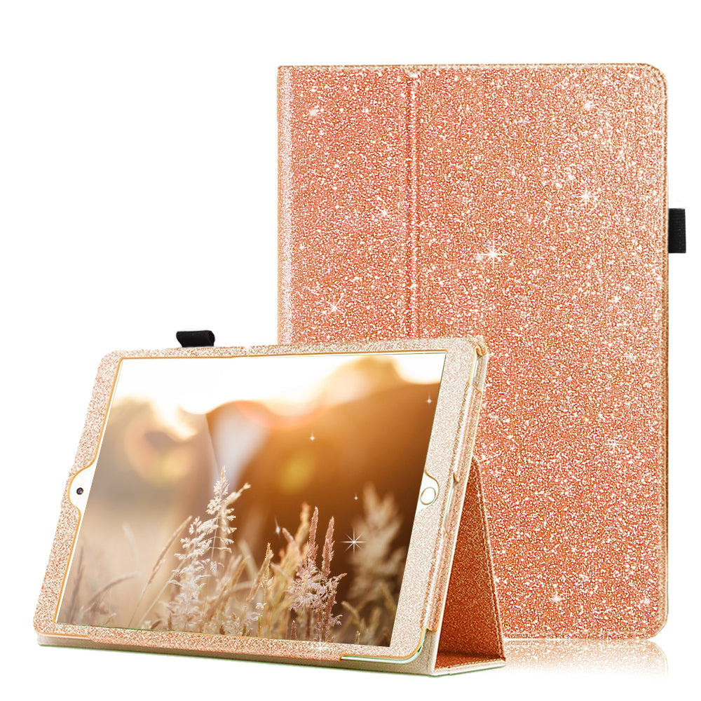 iPad 10.2 inch Case, Glitter Magnetic Closure PU Leather Cover