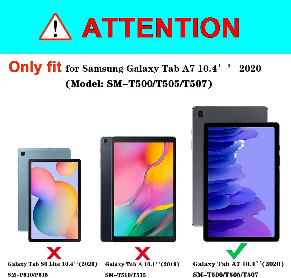 Samsung Galaxy Tab A7 Case for Kids Lightweight 10.4 inch Cover