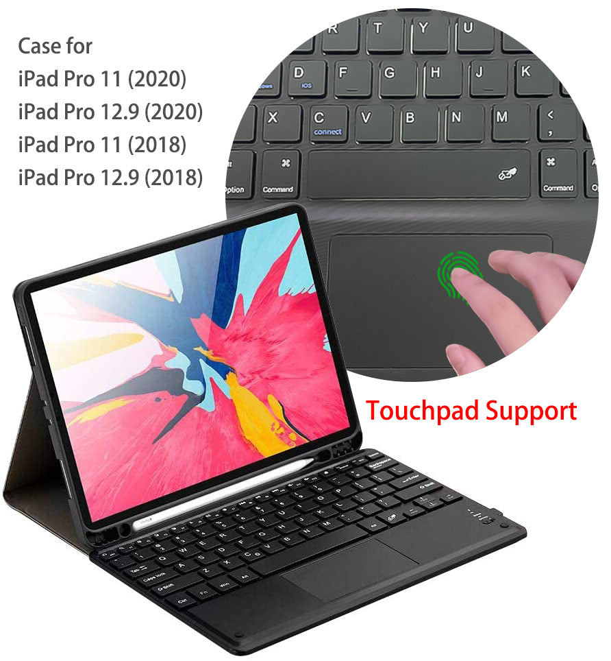 iPad Pro 11 12.9 Case丨Wireless Bluetooth Keyboard
