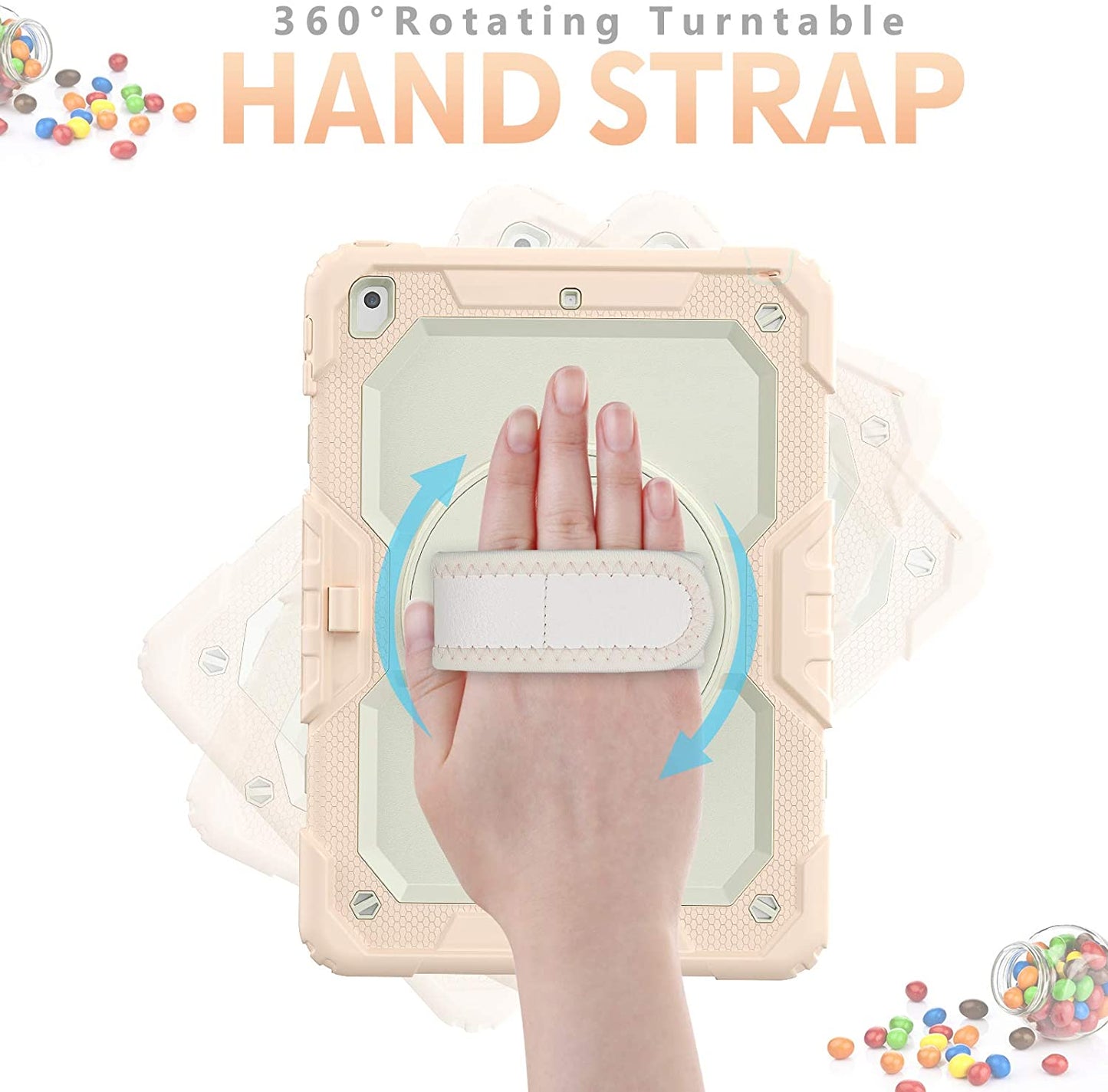 iPad 10.2 with Screen Protector Cover iPad 7th/ 8th/9th Gen Case