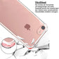 Crossbody Case for iPhone 6s/7/8 Plus - Clear Transparent TPU