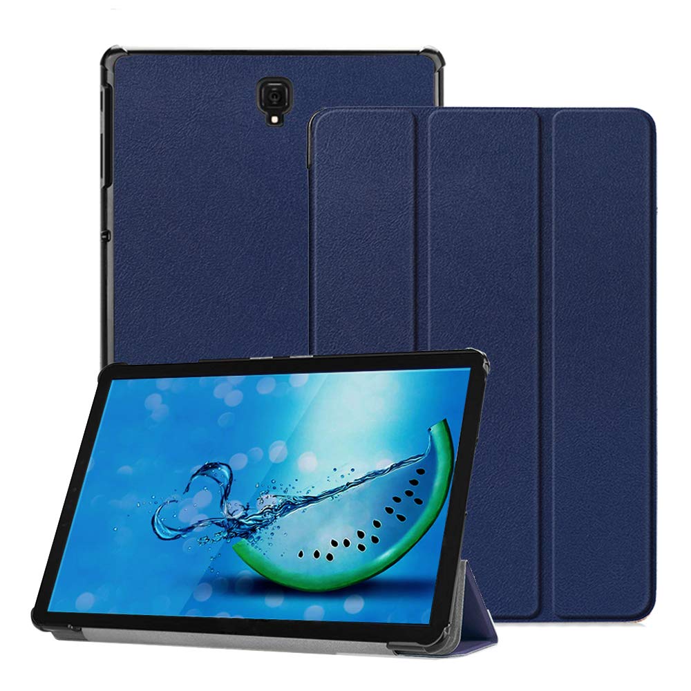 Tablet Case For Samsung Galaxy Tab S4 Tri-fold Stand Cover Hard Shell