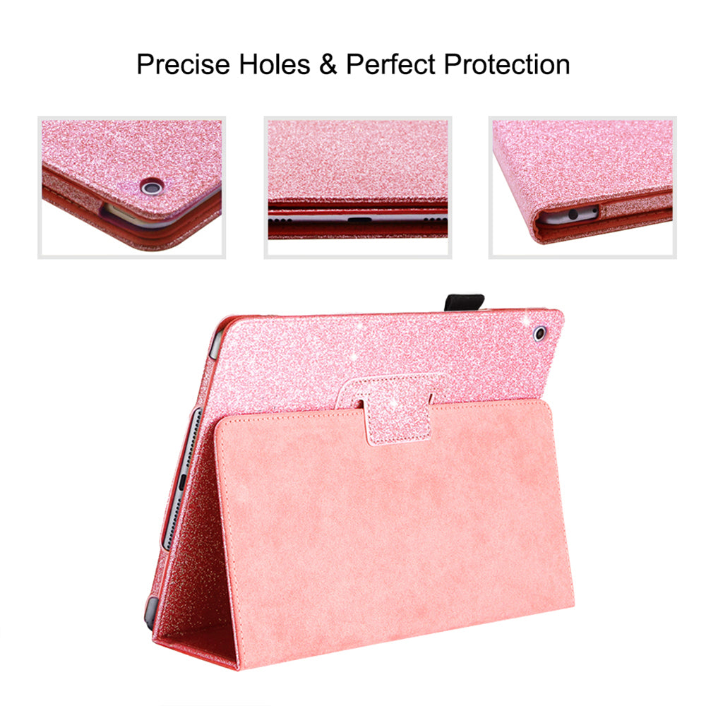 iPad 10.2 inch Case, Glitter Magnetic Closure PU Leather Cover