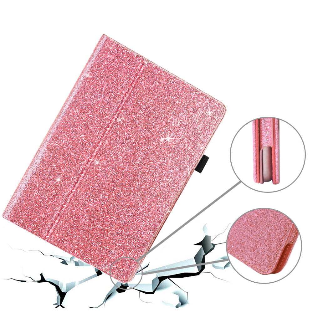 iPad 10.2 inch Case, Glitter Magnetic Closure PU Leather Cover