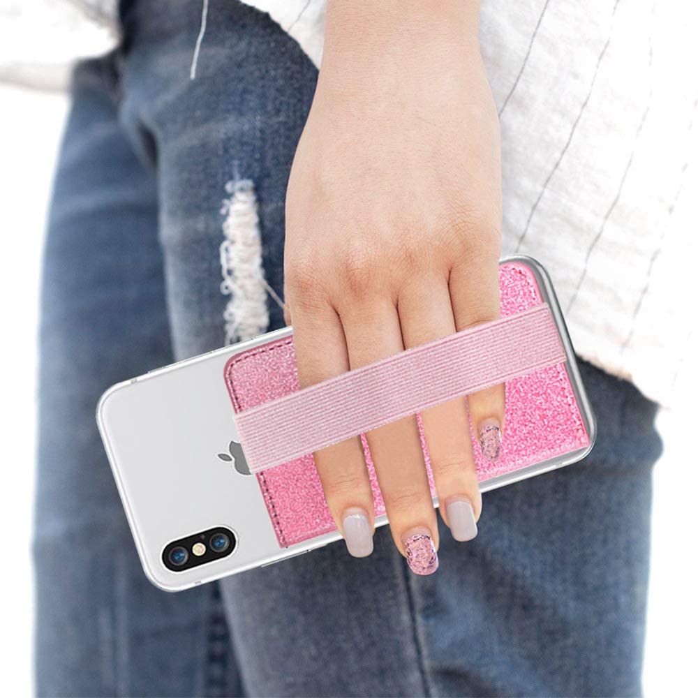 Credit Card Holder with Elastic Hand Strap iPhone 11 Pro Max