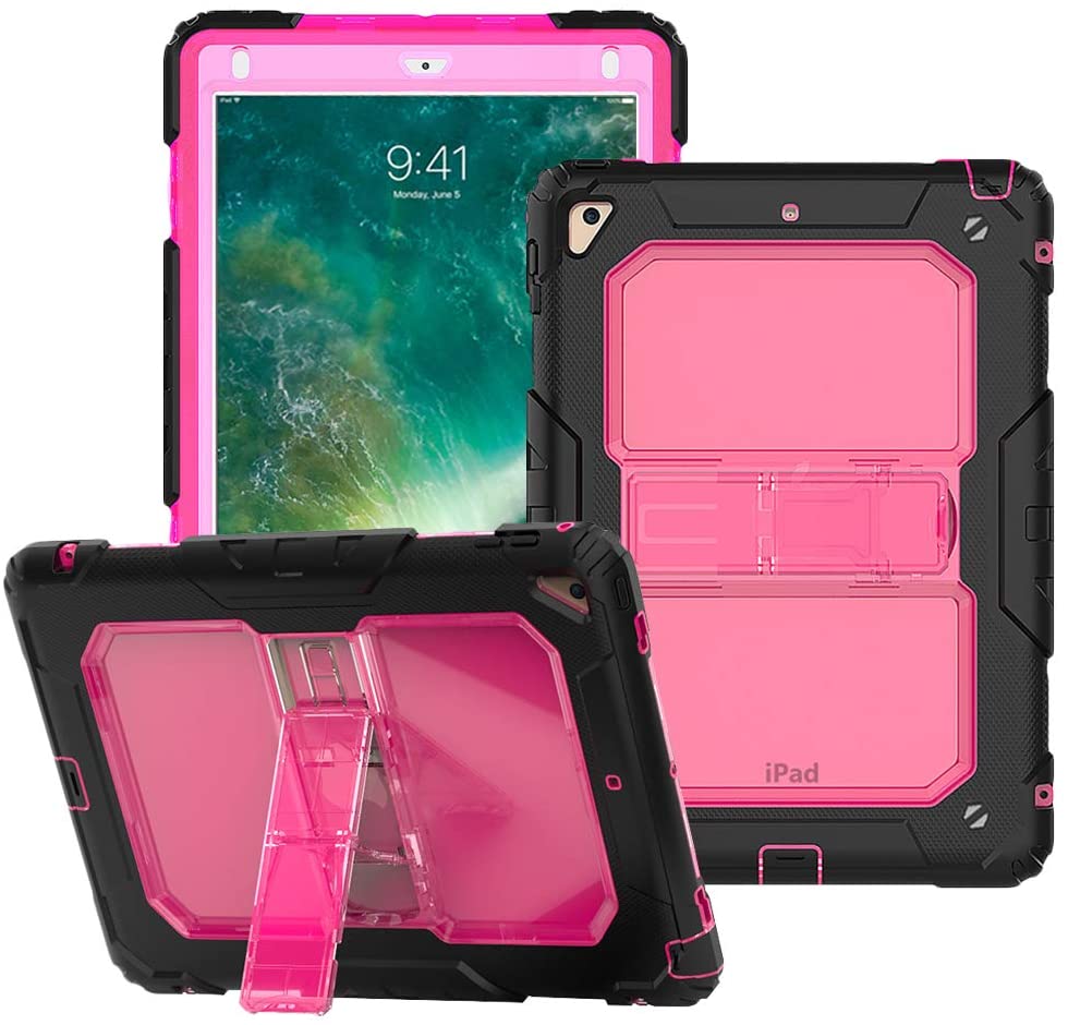 iPad Air 2/Pro 9.7/iPad 2017/2018 Case Cover with Strap forApple iPad Air 2/Pro 9.7/iPad 2017/2018