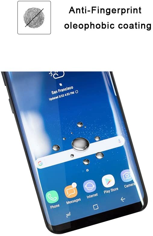 [2 Pack] Galaxy S8 Screen Protector Tempered Glass