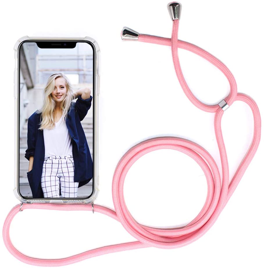 Crossbody Case for iPhone XR - Clear Transparent TPU