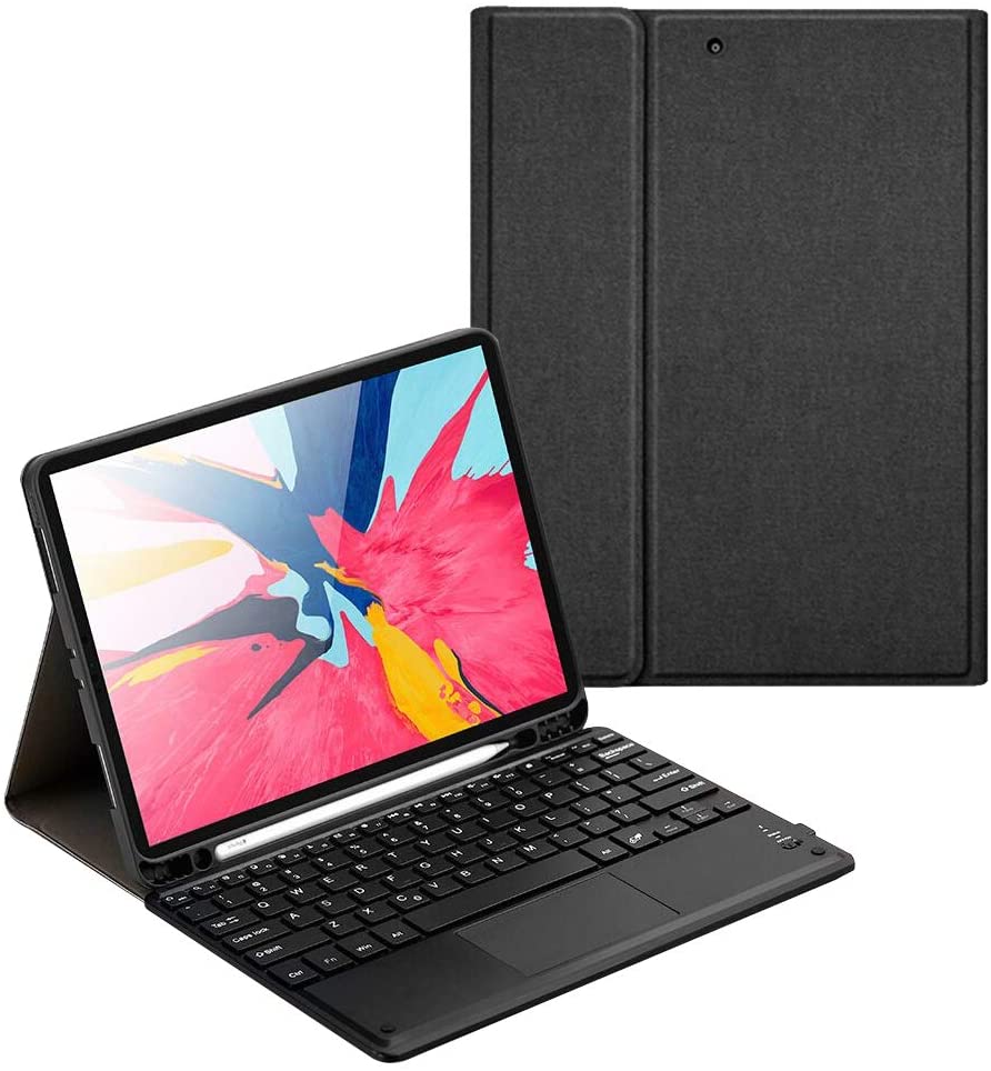 iPad mini 4 5 Case with Detachable Wireless Smart Bluetooth 3.0 Keyboard and Pencil Holder