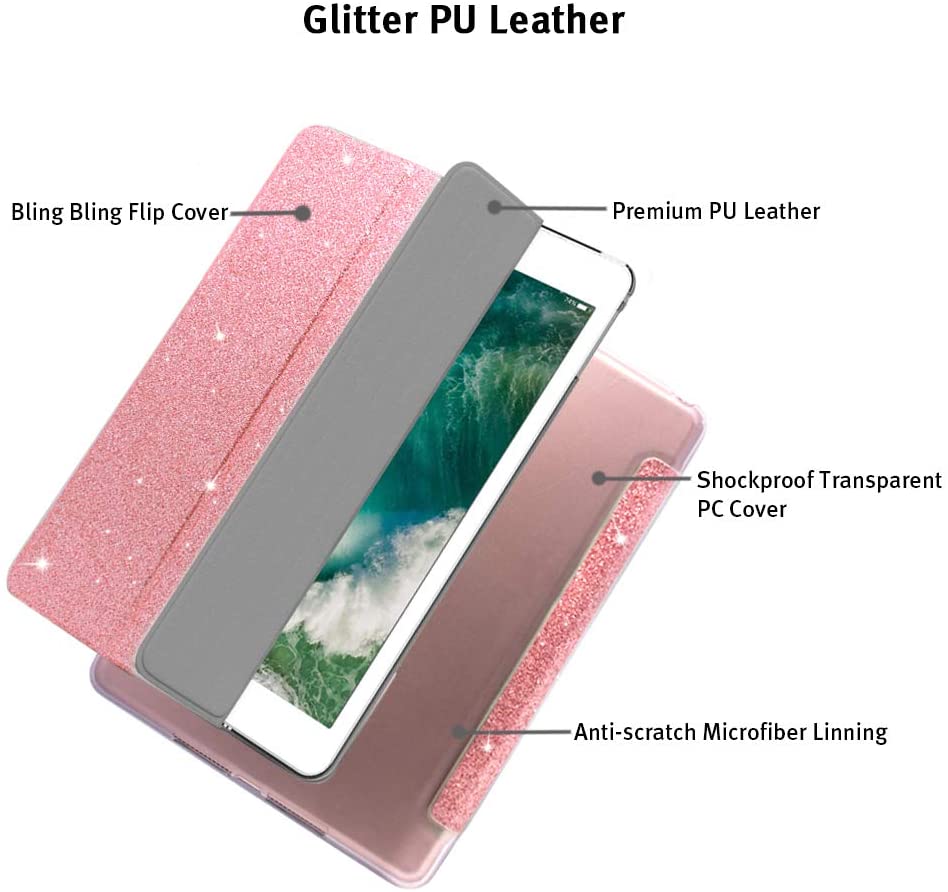 iPad 2 3 4 Glitter Case  Cover Case for Apple iPad 2/3/4