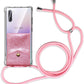 FANSONG Galaxy Note 10 Case, Phone Cover Corner with Neck Strap