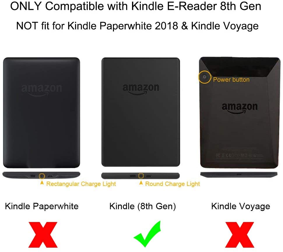 Case For Kindle 8th Generation 2016 Smart Cover