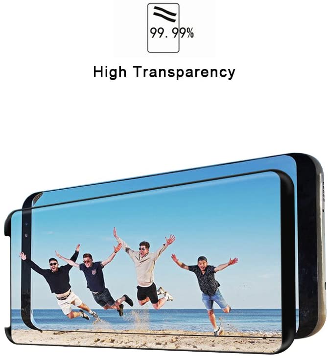 [2 Pack] Galaxy S8 Screen Protector Tempered Glass