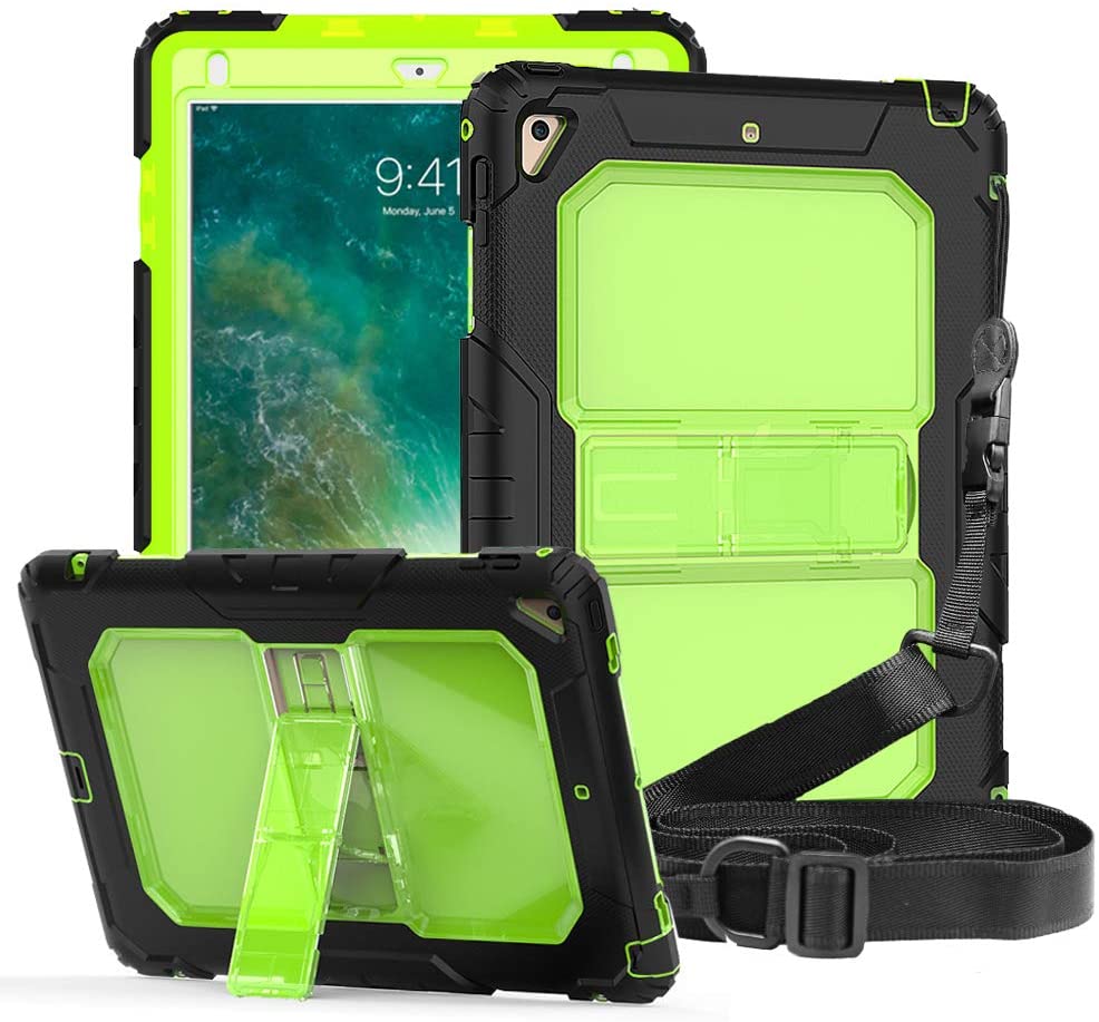 iPad Air 2/Pro 9.7/iPad 2017/2018 Case Cover with Strap forApple iPad Air 2/Pro 9.7/iPad 2017/2018