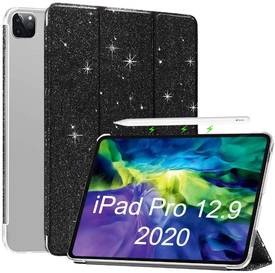 iPad Pro 12.9 Case 2020 - PU Leather Smart Cover for iPad Pro 12.9'' A2069 A2232 Tablet