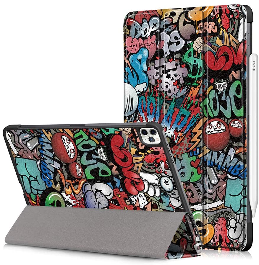 iPad Pro 11 2020/2018 Case Fashion Pattern PU Leather Hard Case for New iPad Pro 11inch