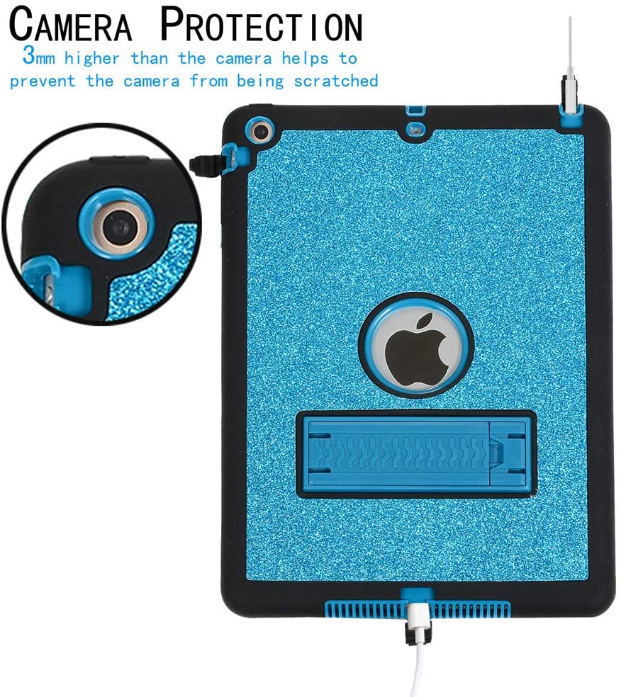 iPad 9.7 inch 2017/2018 Case, Protective Kickstand Case Cover for iPad 5th/6th Generation