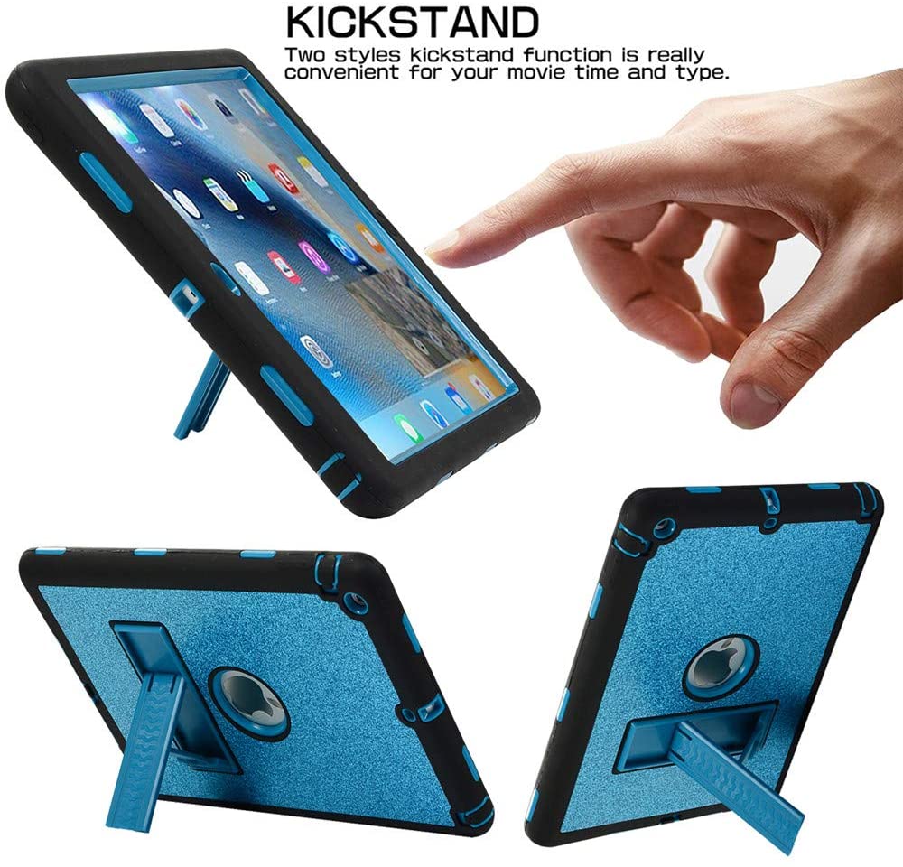 iPad 9.7 inch 2017/2018 Case, Protective Kickstand Case Cover for iPad 5th/6th Generation