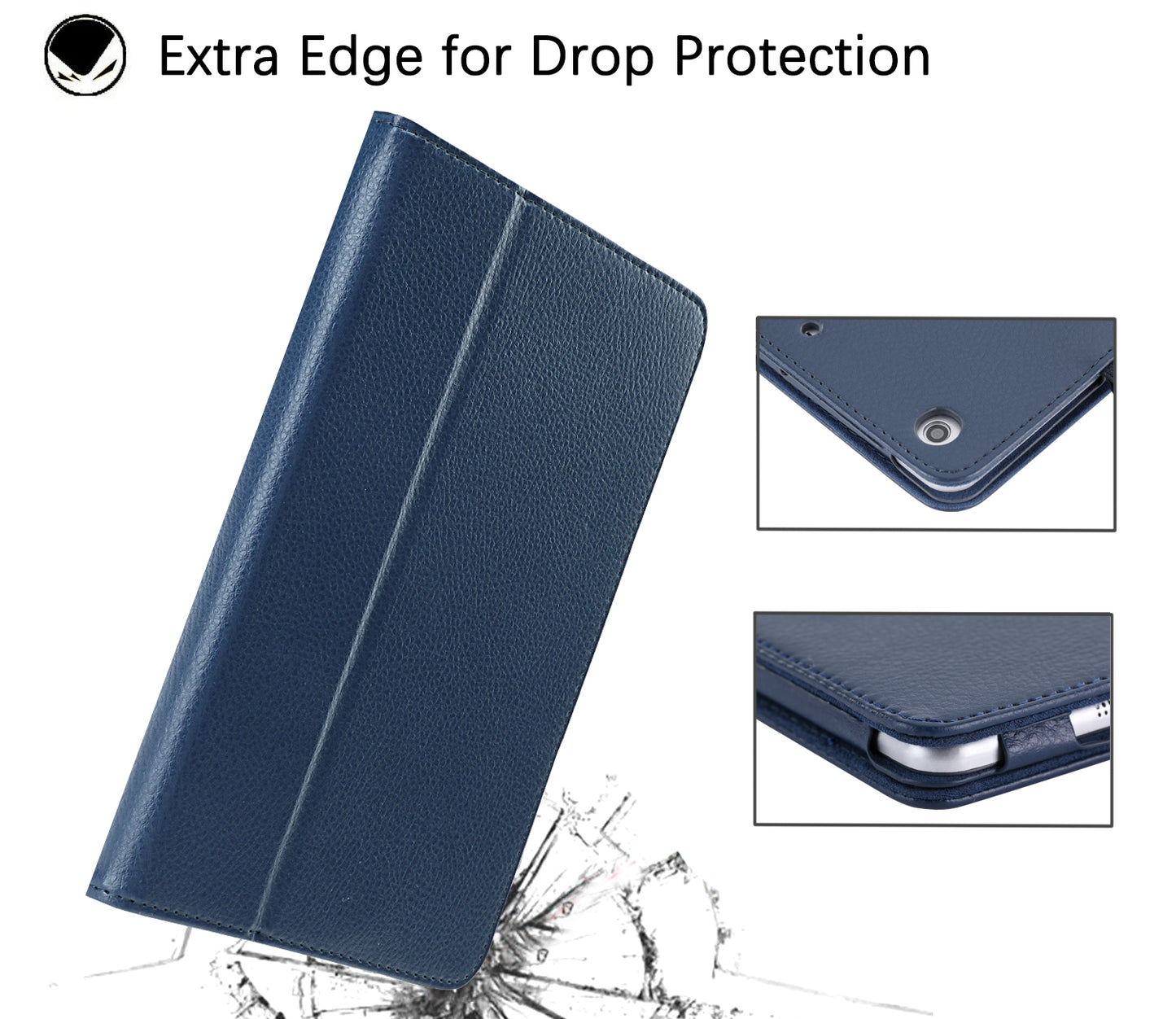 iPad Case Mini 1/2/3, Cover for iPad 7.9 inch PU Leather Smart Cover
