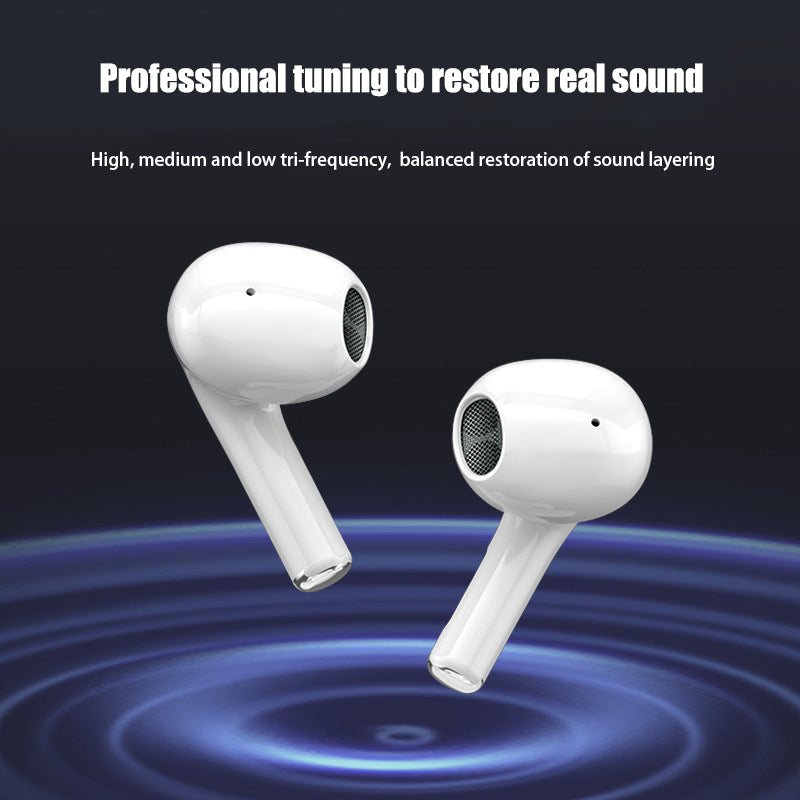 FANSONG New Pro4 Bluetooth Headphones 5.0 Wireless Headphones Earbuds Sports Headphones with Microphone for Android