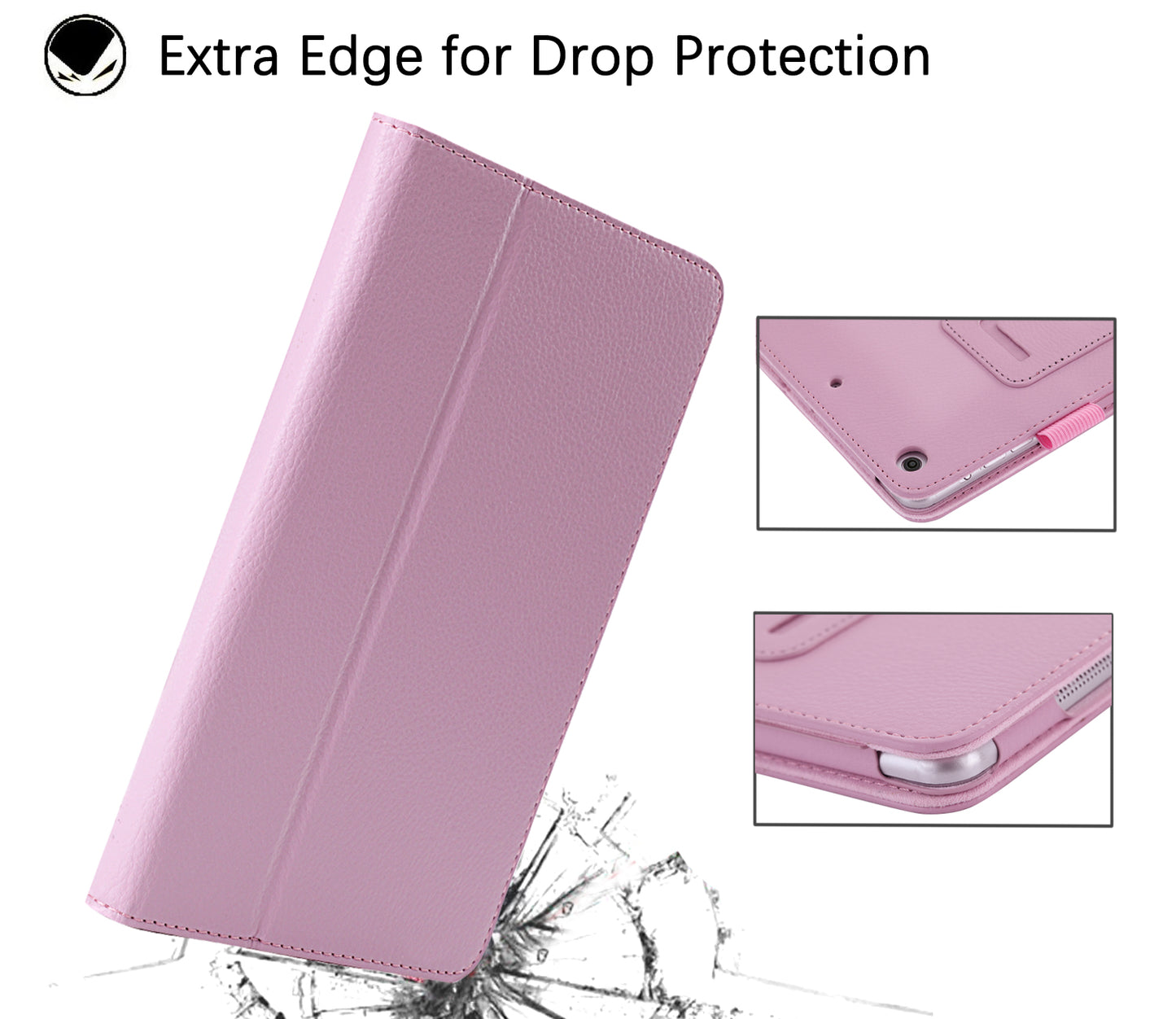 iPad Case Mini 1/2/3, Cover for iPad 7.9 inch PU Leather Smart Cover