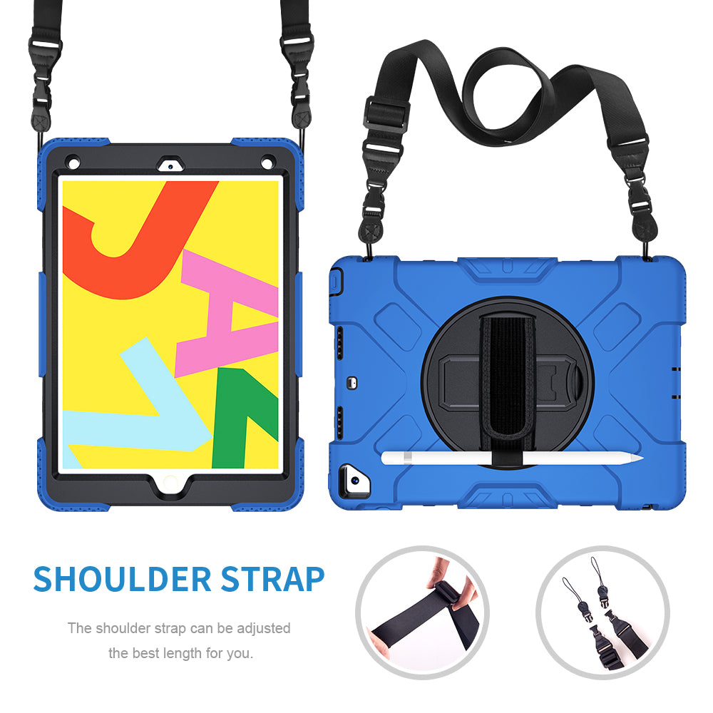 Cases for 10.2 inch with 360 Degree Rotate Hand Strap Stand Cover