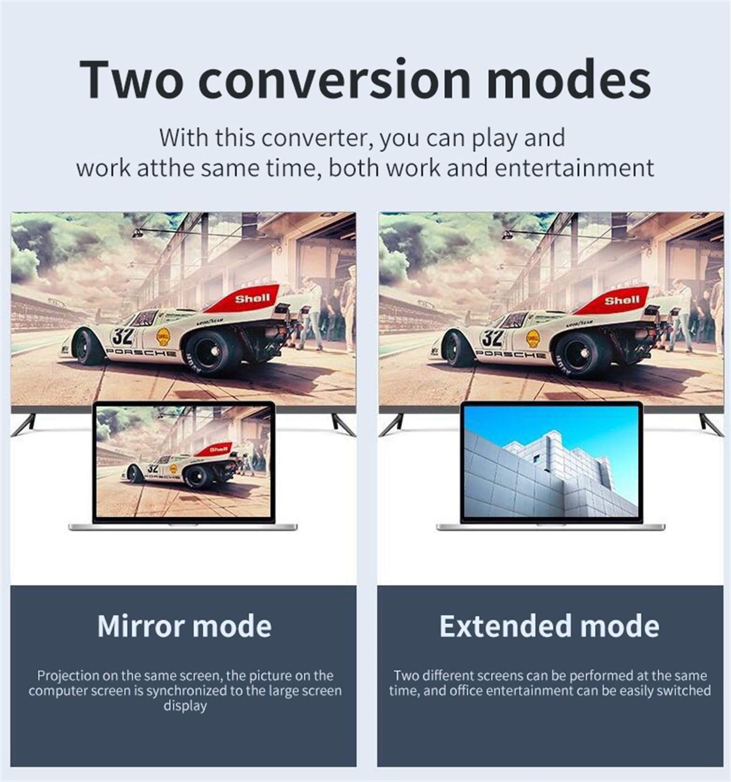 Type-C to HDMI / Type-C/ USB 3.0 Multiport Adapter