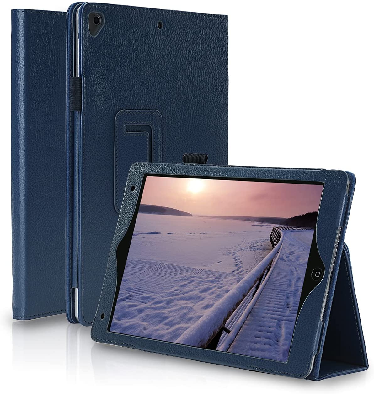 iPad Case 9.7 inch, Magnetic Closure PU Leather Smart Cover