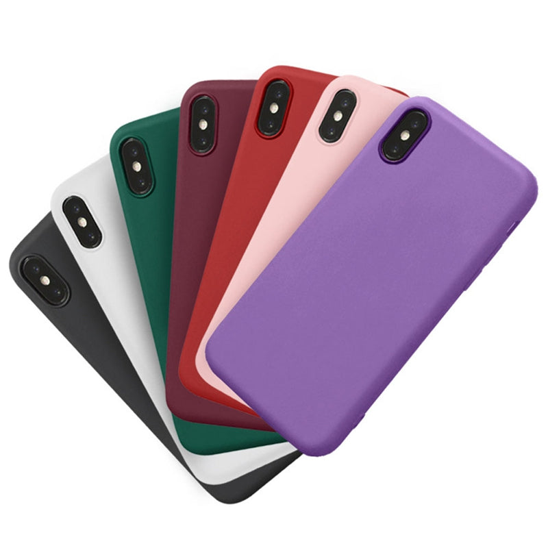 Soft Silicone Case For iPhone X XS Max