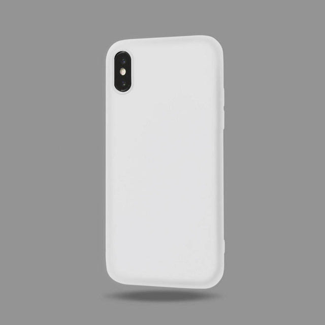 Soft Silicone Case For iPhone X XS Max