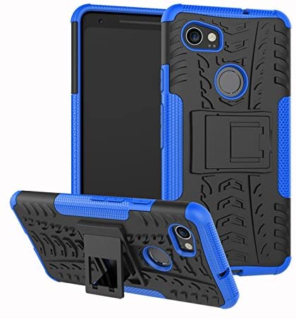 Google Pixel 2 Case Rugged Rubber Hybrid Shockproof Case Cover