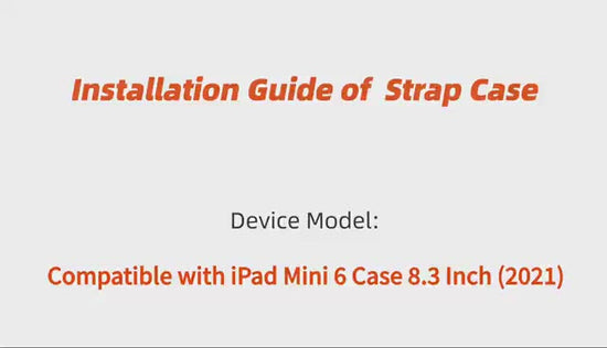 iPad Mini 6 Protective Case with Hand Strap