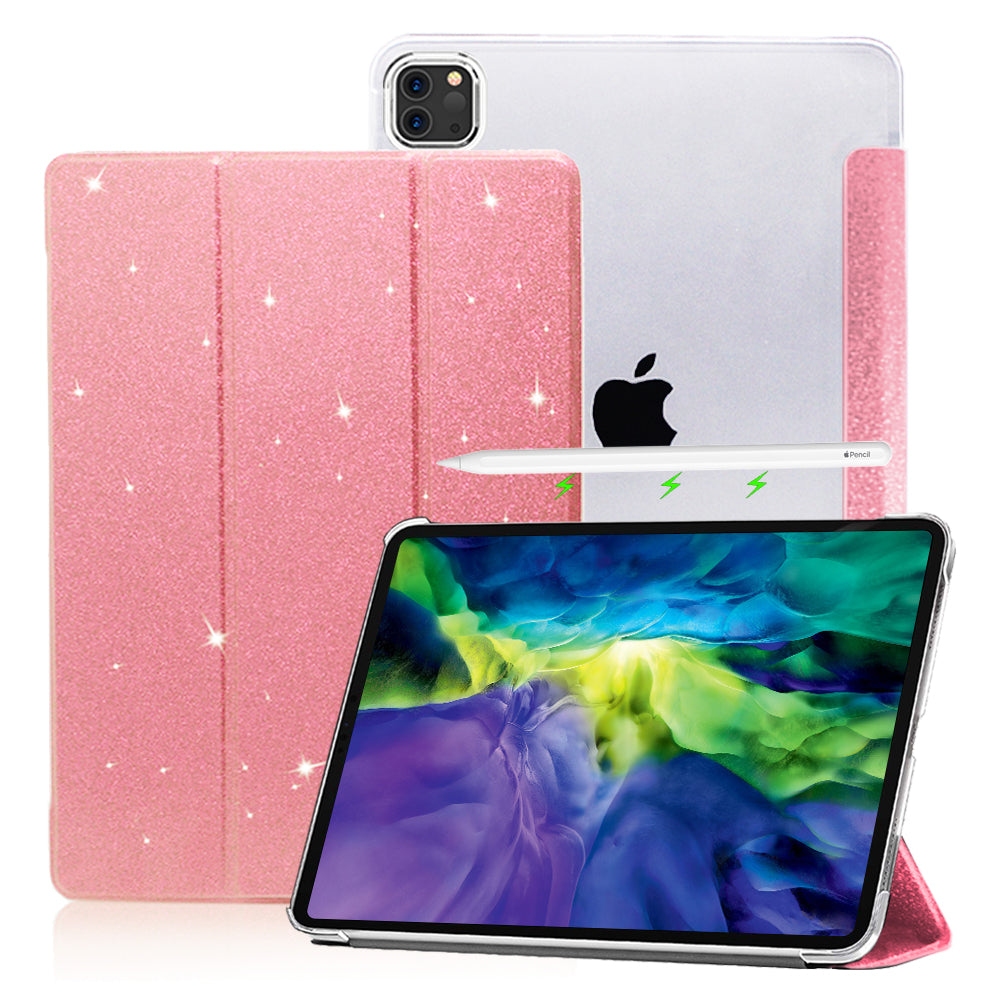 iPad Pro 12.9inch 2020 Case Glitter, Smart Cover for iPad A2069 A2232 Tablet