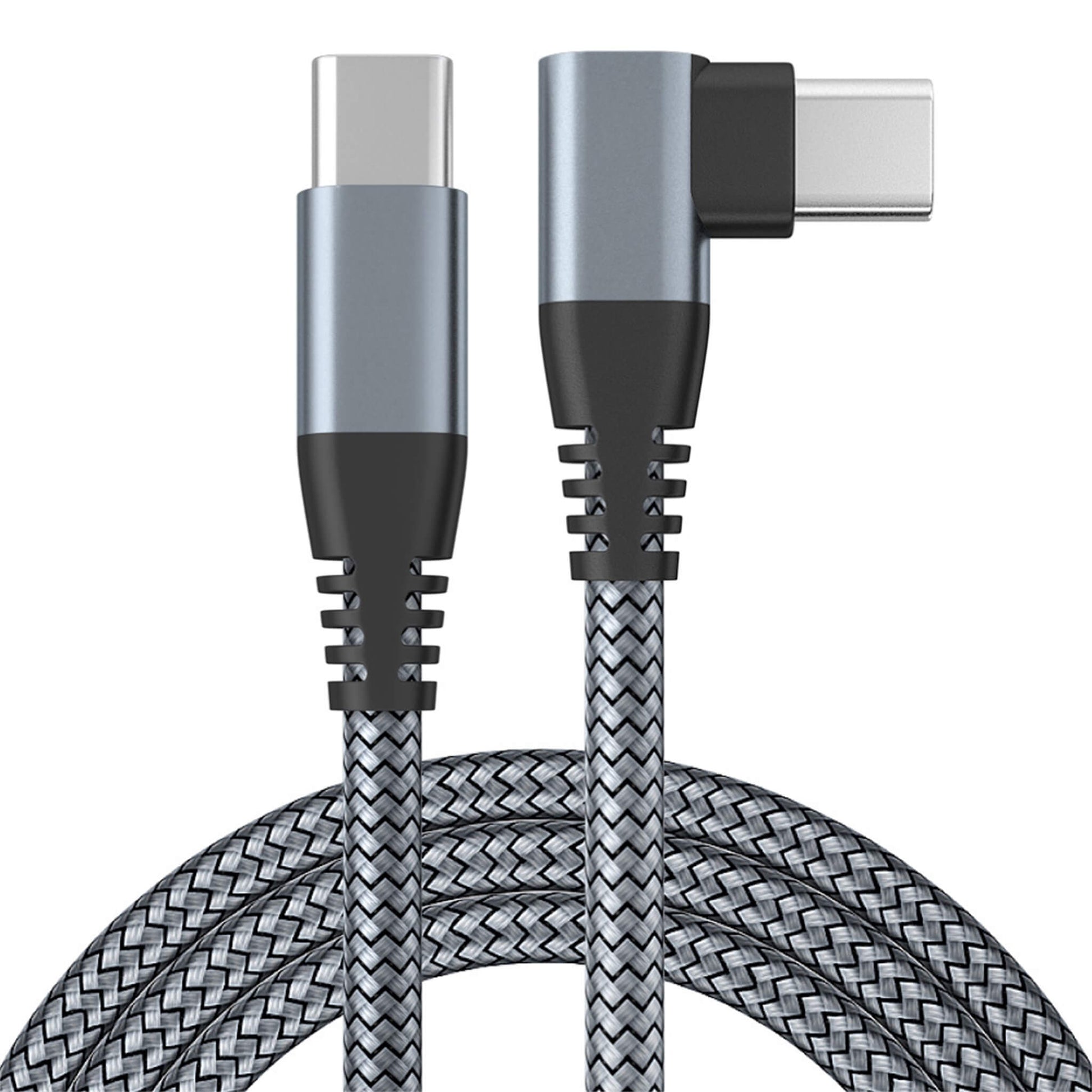 Right Angle Fast Charge USB C to USB C Cable