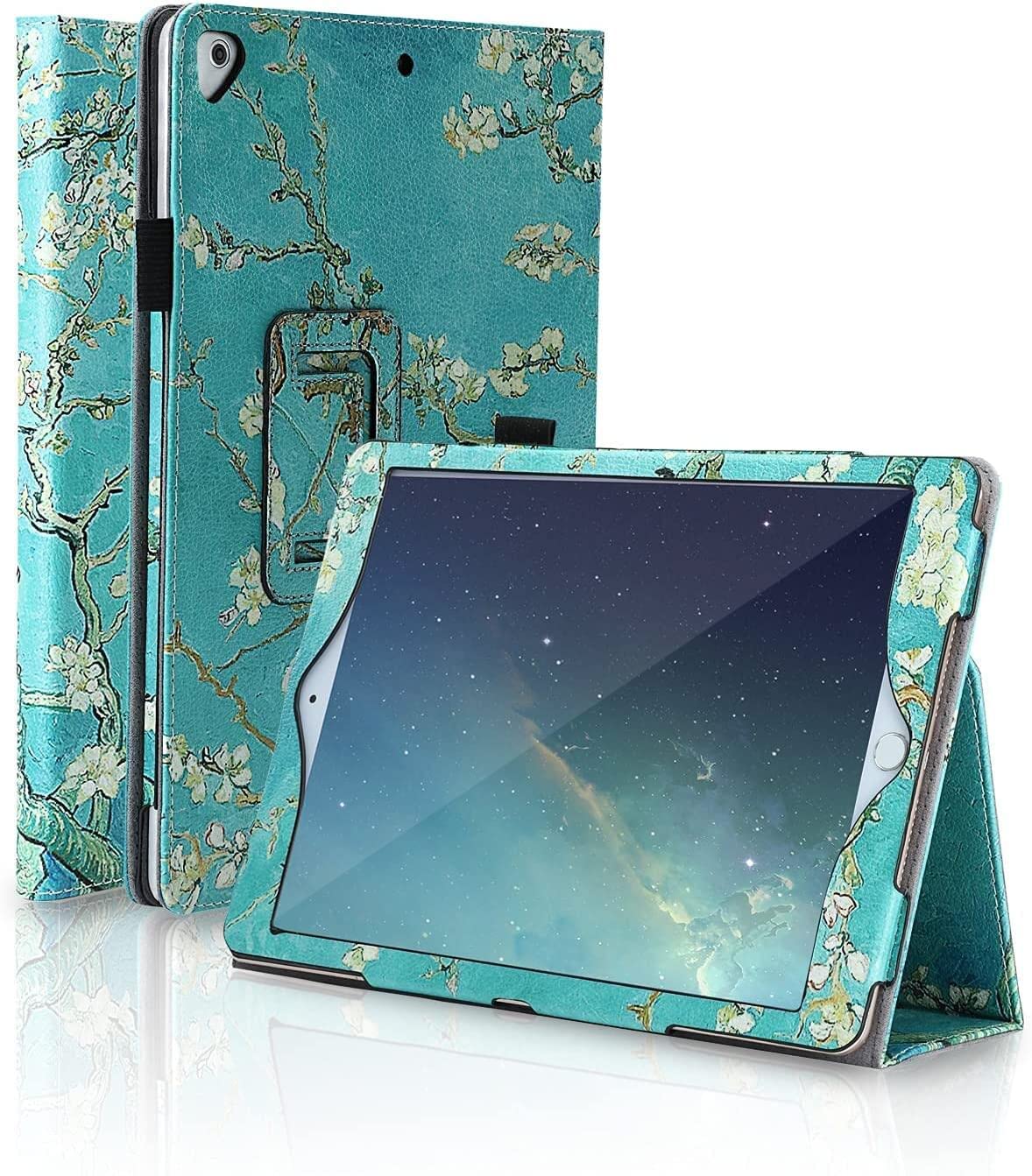 iPad Case 9.7 inch, Magnetic Closure PU Leather Smart Cover