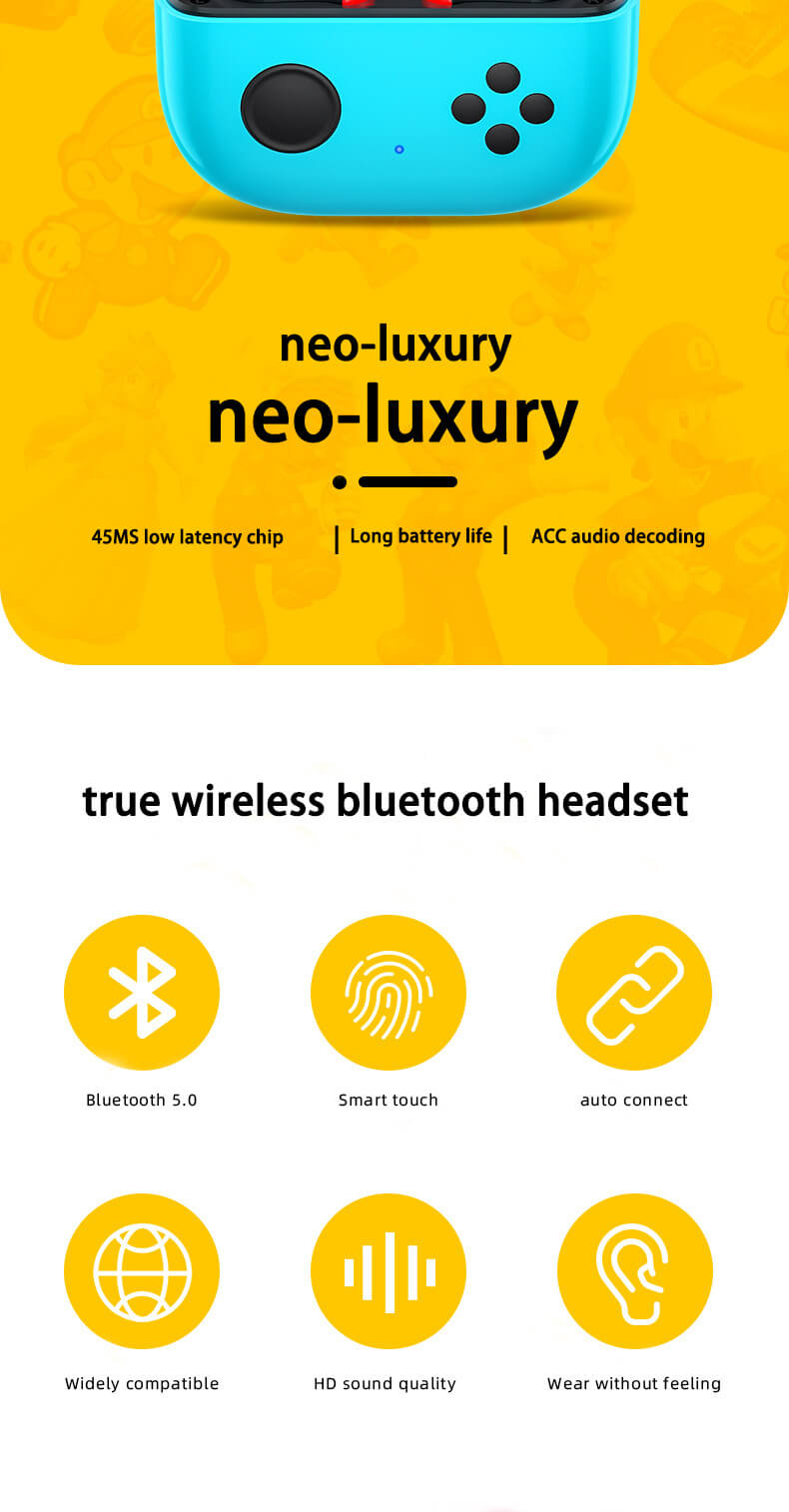 Cartoon Wireless Bluetooth Earphones