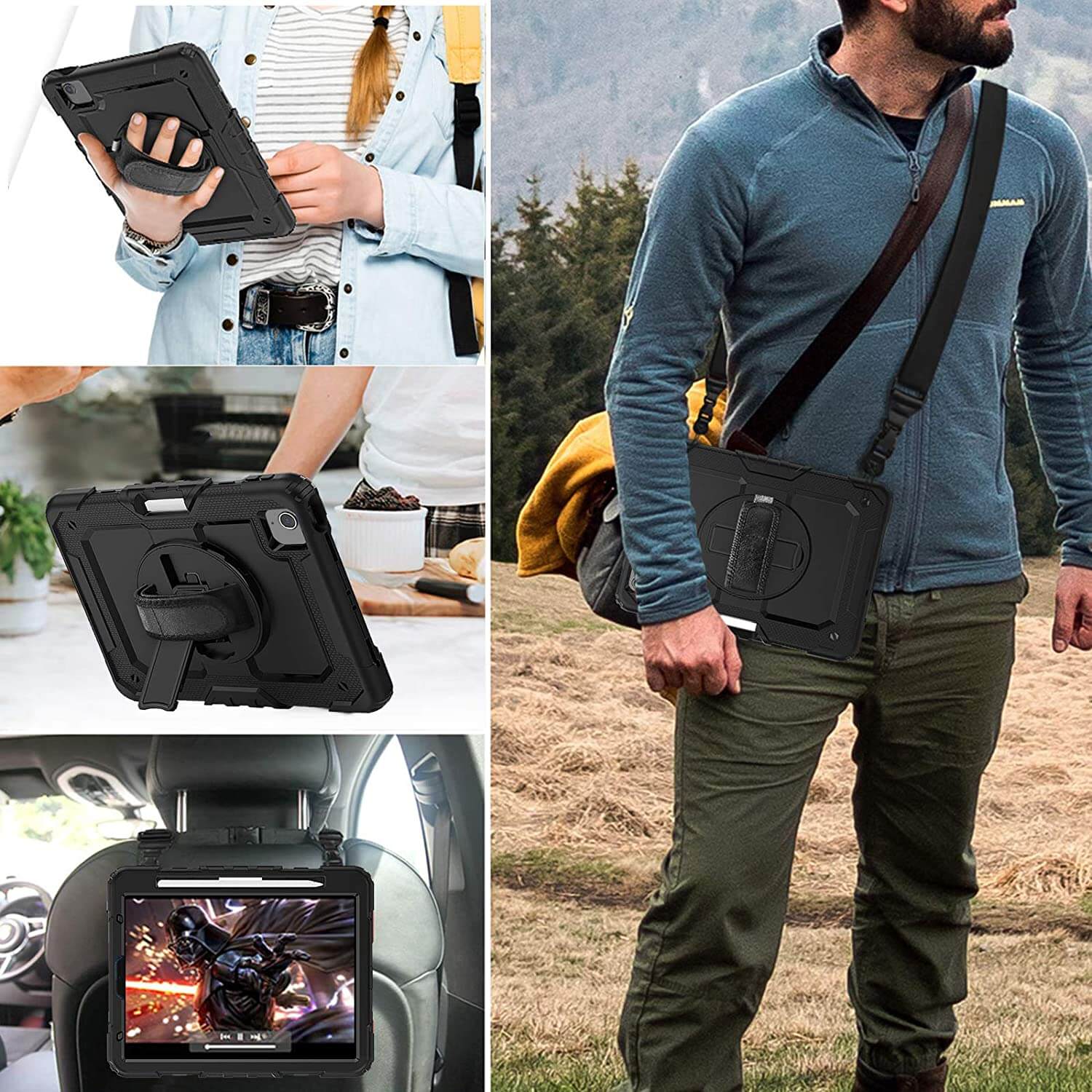 iPad Air 4th, iPad Pro 11 Case with Pencil Holder