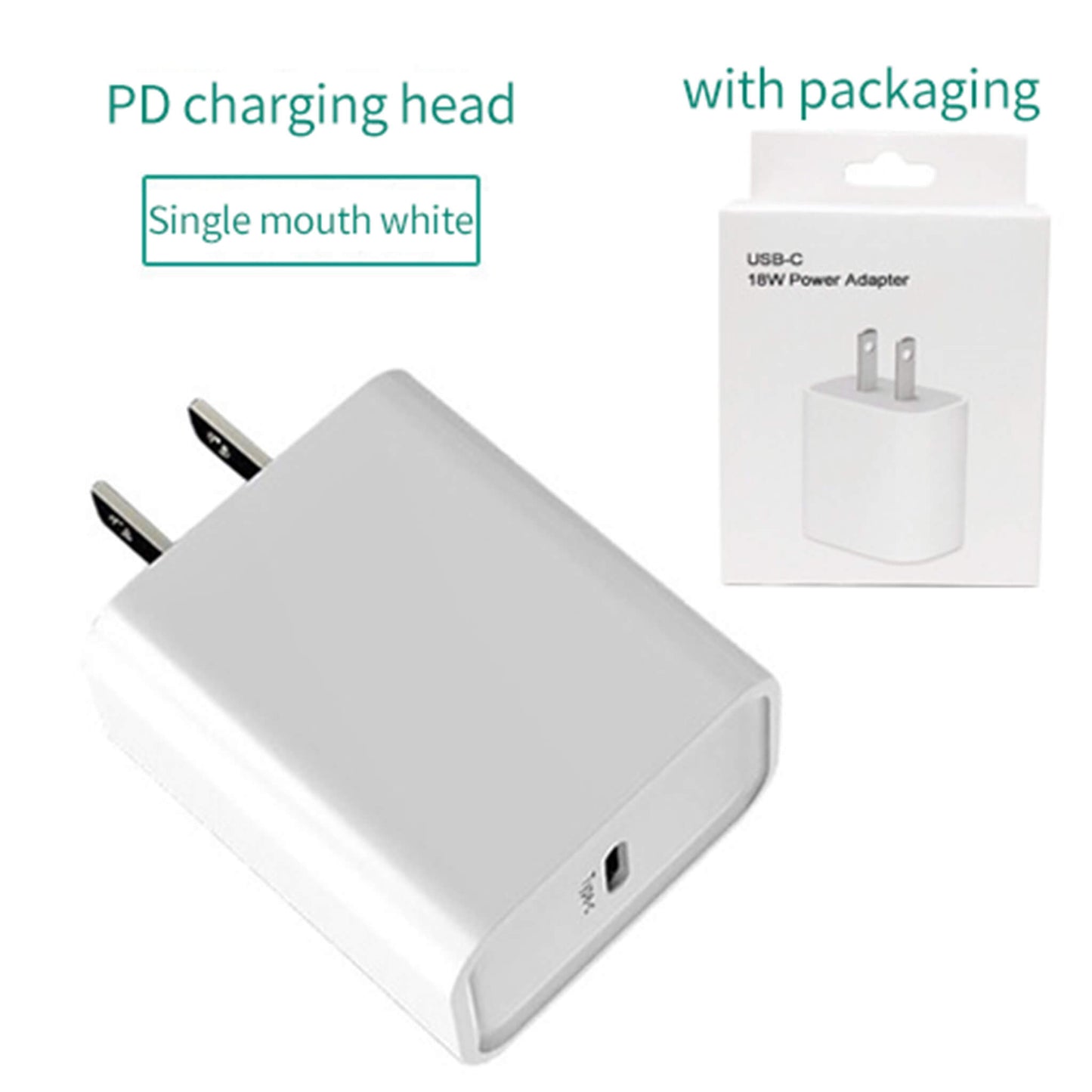 Type-C Charger with Lightning Charging Cable