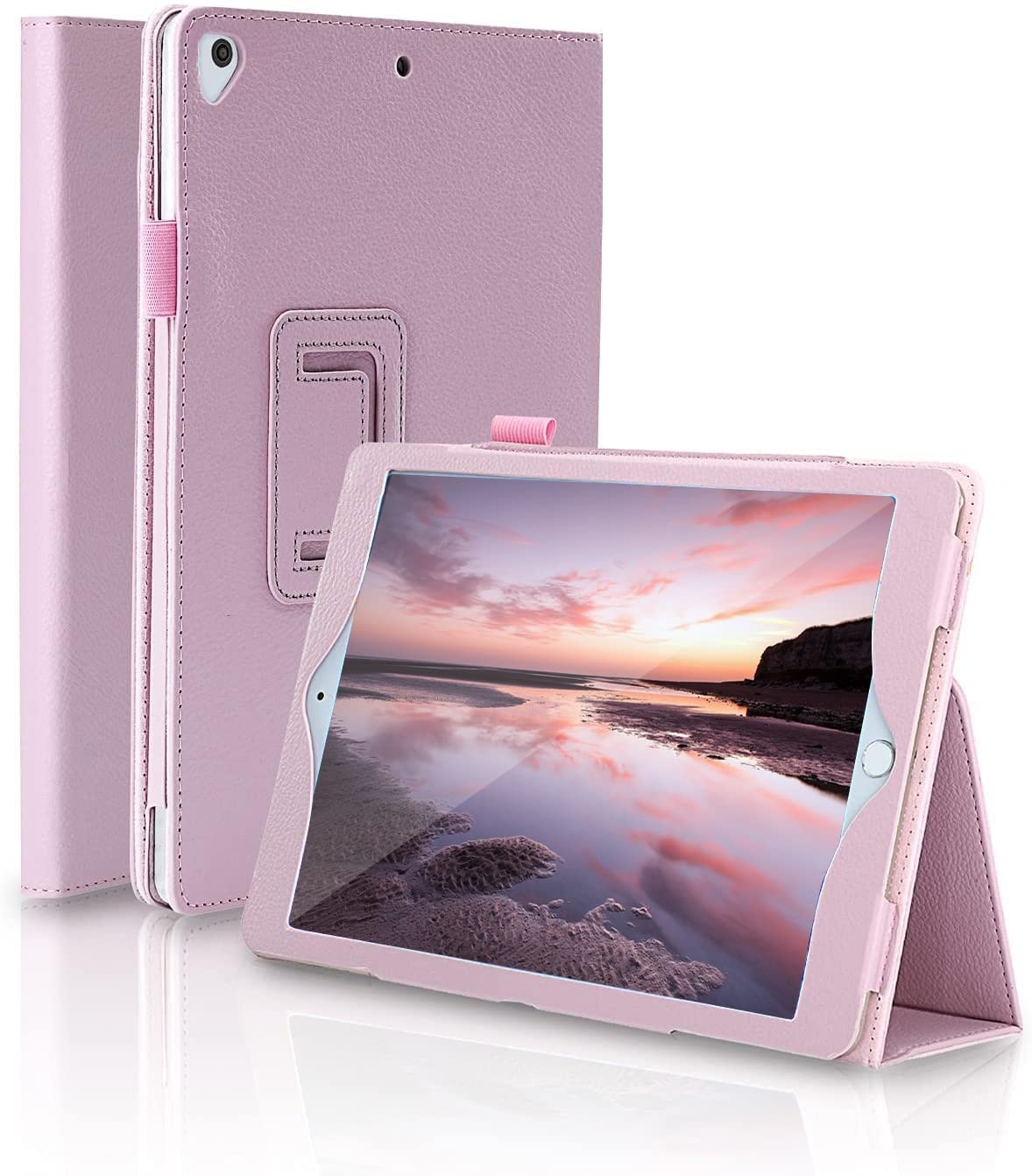 iPad Case 9.7 inch, Magnetic Closure PU Leather Smart Cover